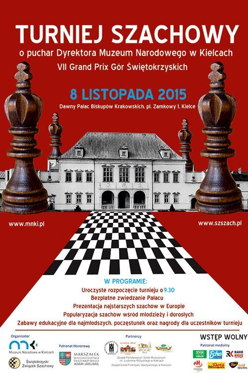Turniej szachowy o puchar Dyrektora Muzeum Narodowego w Kielcach