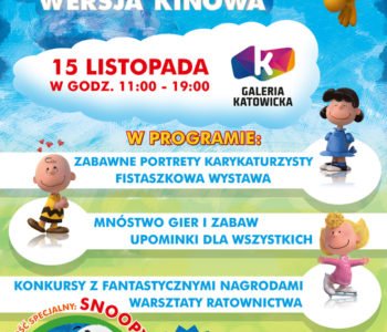 Urodziny Fistaszków i psa Snoopy’ego w Galerii Katowickiej