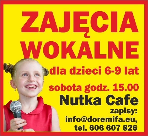 Zajęcia wokalne dla dzieci w wieku 6-9 lat