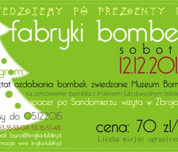 Zapraszamy na wyjazd do Fabryki Bombek!