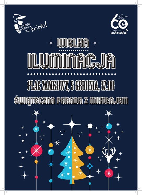 Świąteczna aura na ulicach Warszawy