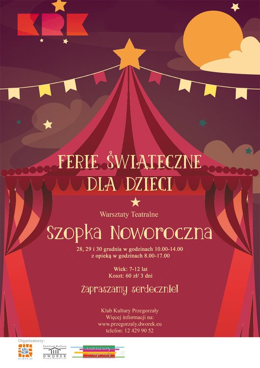 Świąteczne warsztaty teatralne: Szopka NoworocznaSzopka Noworoczna