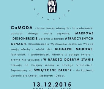 CoMODA – pierwszy bazar rzeczy własnych