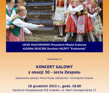 Galowy koncert jubileuszowy MLZPiT Krakowiak