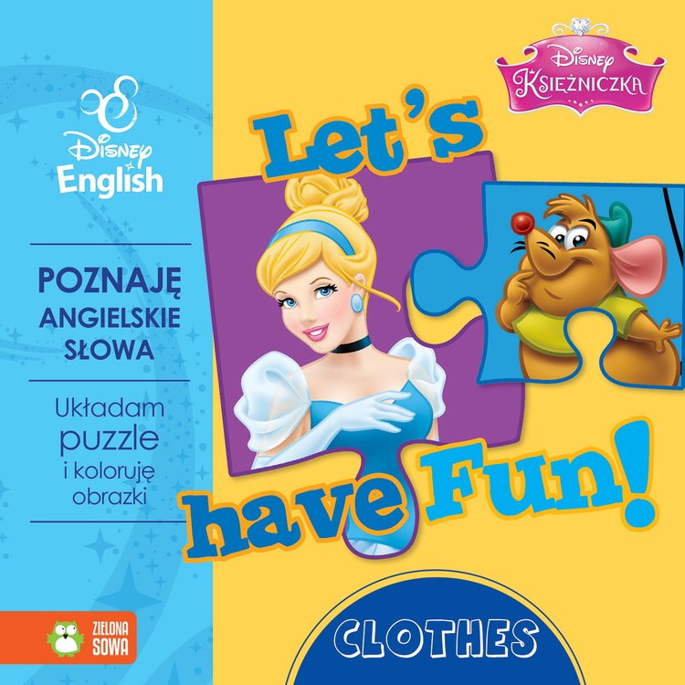 Let’s have fun. Clothes. Księżniczki. Disney English