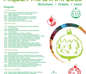 Mosty między miastami – świąteczne koncerty w Krakowie