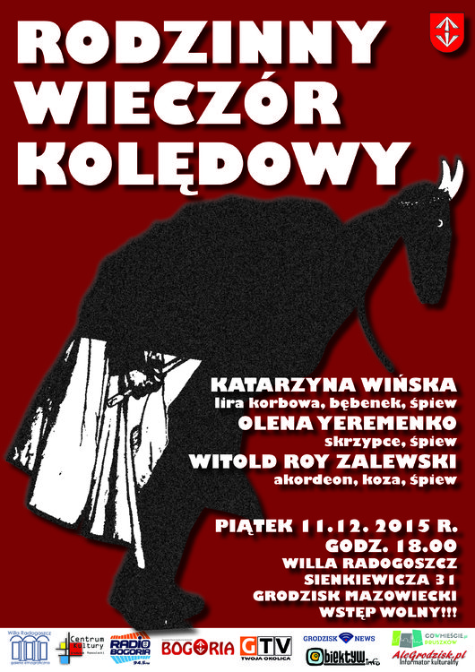 Rodzinny wieczór kolędowy.