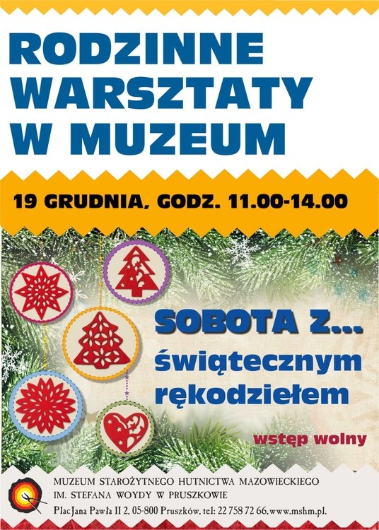 Sobota z& świątecznym rękodziełem