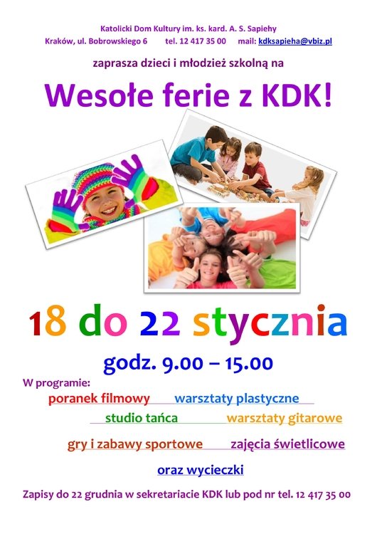 Wesołe Ferie z KDK