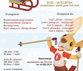 Bajkowe ferie w Se-Ma-For Muzeum Animacji