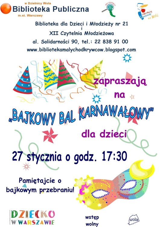 Bajkowy Bal Karnawałowy