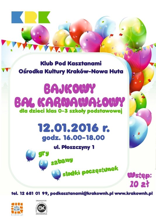 Bajkowy bal karnawałowy