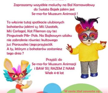 Bal karnawałowy w świecie bajek