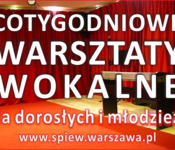 Cotygodniowe Warsztaty Wokalne