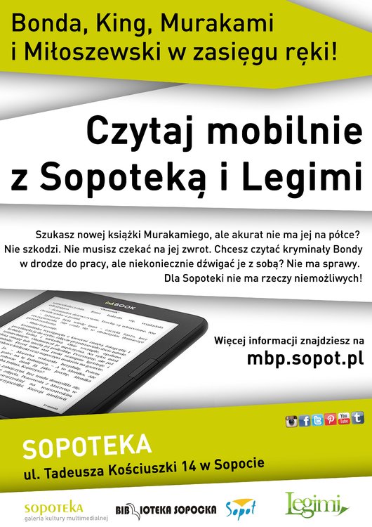 Czytaj mobilnie z Sopoteką i Legimi