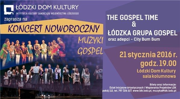 Koncert Noworoczny Muzyki Gospel