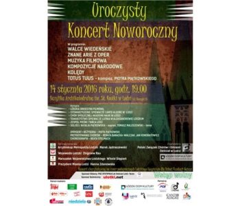 Koncert Noworoczny na rzecz Łódzkiego Hospicjum dla Dzieci