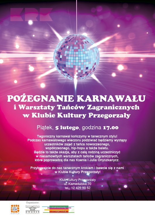 Pożegnanie karnawału w Klubie Kultury Przegorzały