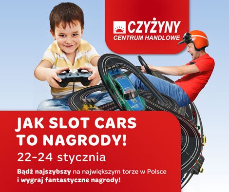 SLOT CARS w Centrum Handlowym CZYŻYNY