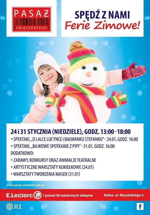 Spędź Ferie Zimowe z Pasażem Świętokrzyskim!