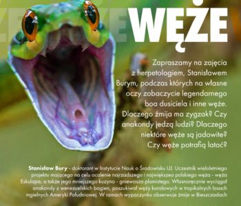 Węże – zajęcia z herpetologiem