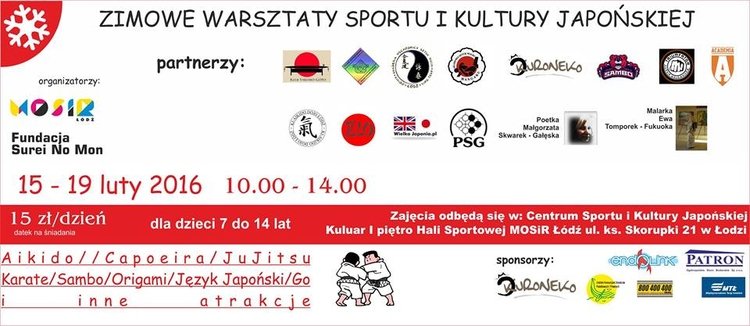 Zimowe Warsztaty Sportu i Kultury Japońskiej