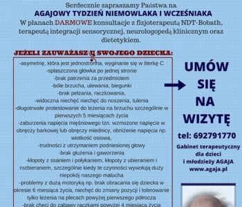 Agajowy tydzień niemowlaka i wcześniaka