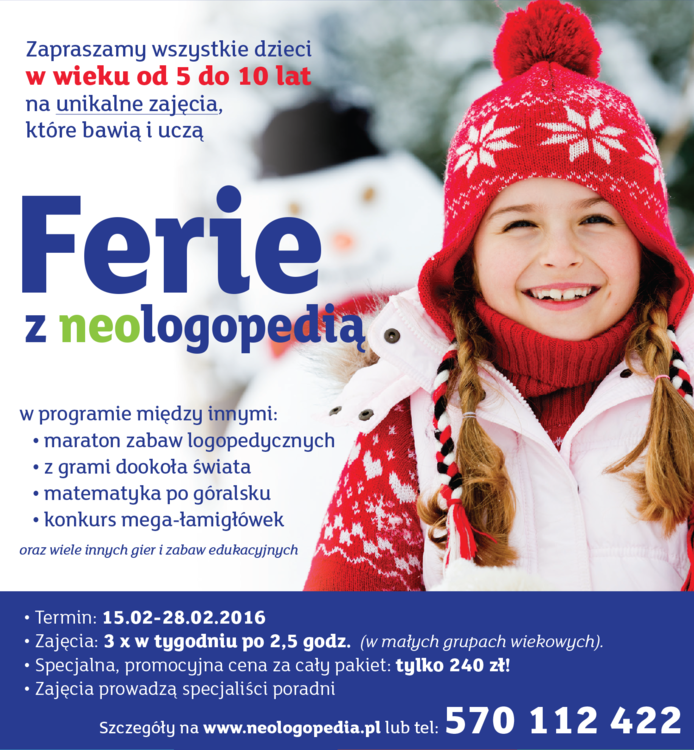 Ferie z NEOLOGOPEDIĄ