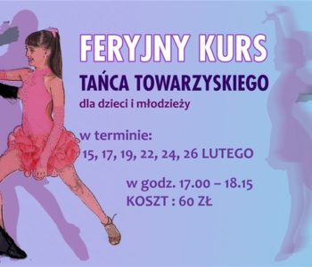 Ferie z tańcem towarzyskim dla dzieci i młodzieży