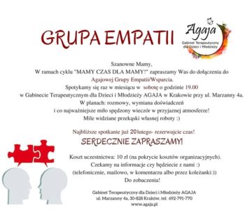 Spotkanie  Agajowej Grupy Empatii/Wsparcia