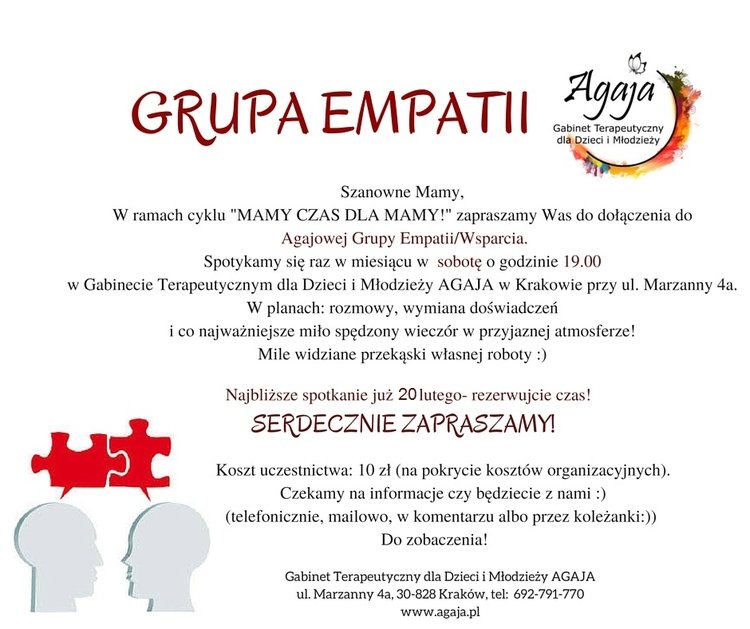 Spotkanie  Agajowej Grupy Empatii/Wsparcia