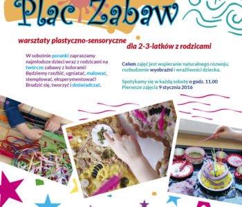 Warsztaty plastyczno-sensoryczne dla 2-3-latków z rodzicami