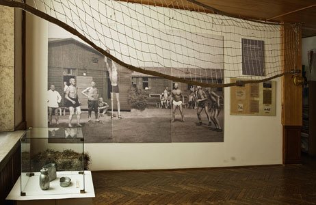 Muzeum Sportu i Turystyki w Łodzi - ekspozycja poświęcona siatkówce.