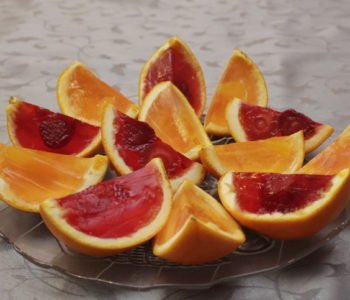 Przepis na pomarańcze z galaretką