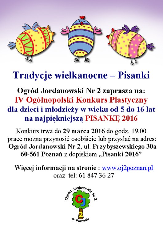 Pisanka 2016 – IV Ogólnopolski Konkurs Plastyczny