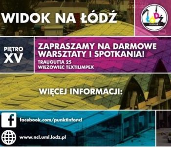 Warsztaty dla dzieci Widok na Łódź w kwietniu 2016
