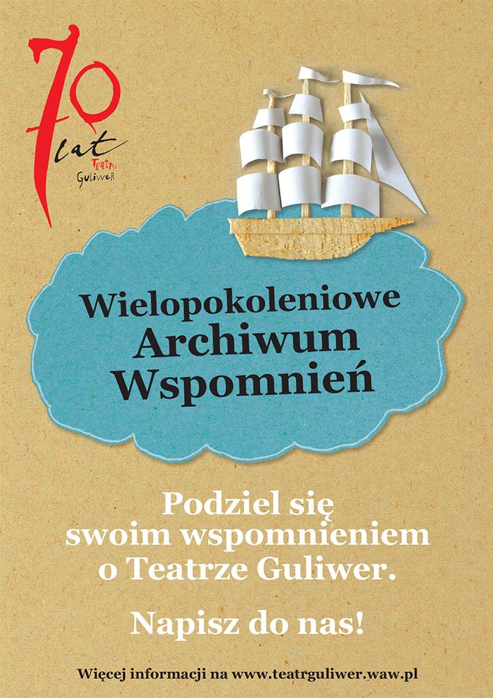 guliwer-archiwum-plakat teatr Warszawa dziecko rodzina