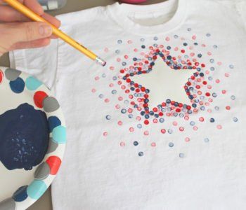 Stemplowane koszulki. Warsztaty dla dzieci i rodziców.
