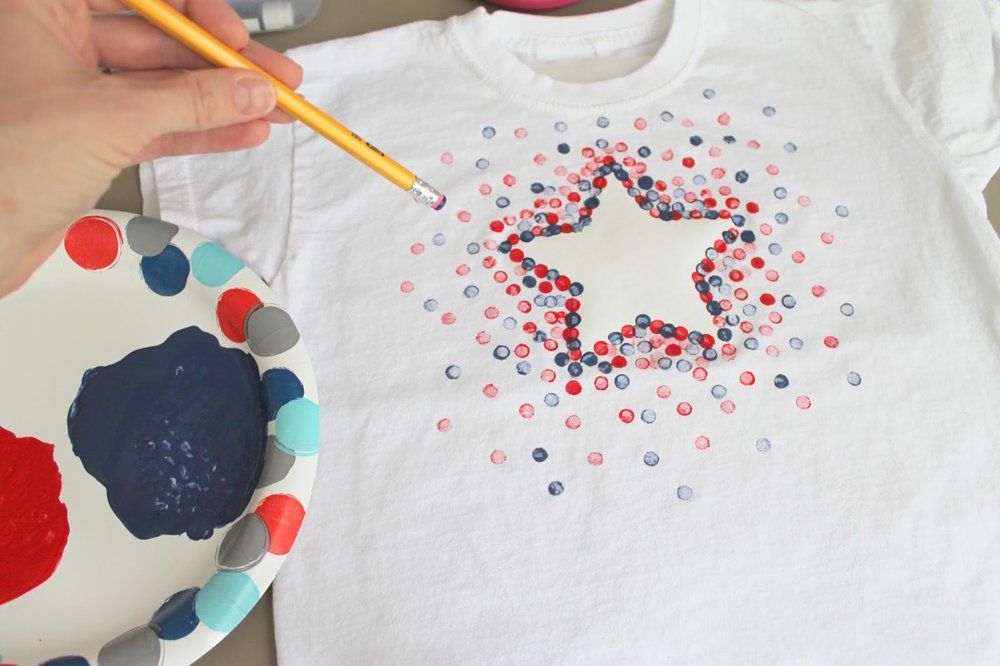 stemplowane koszulki warsztaty artsystyczne dla dzieci