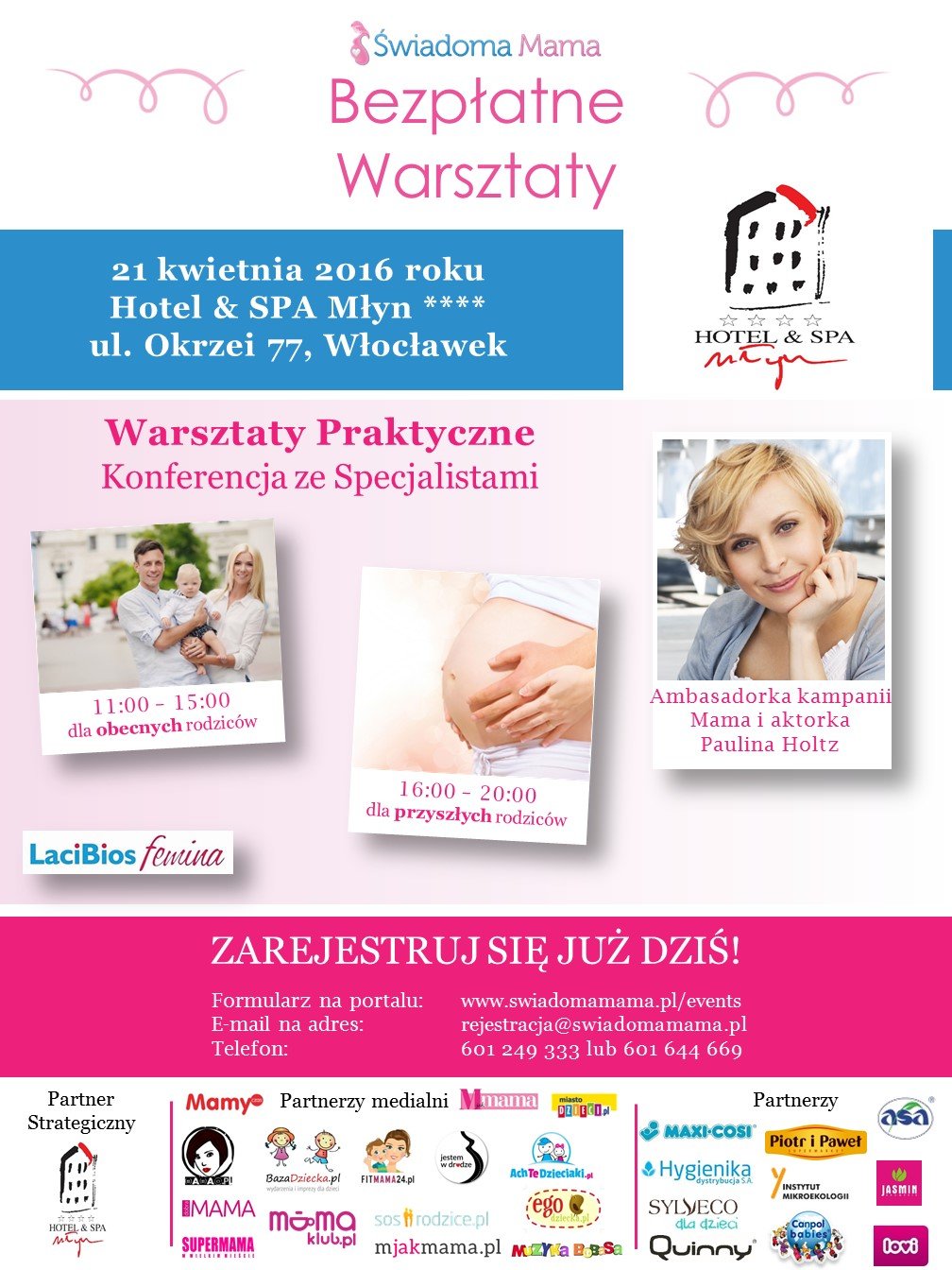 Warsztaty Świadomej Mamy dla rodziców we Włocławku