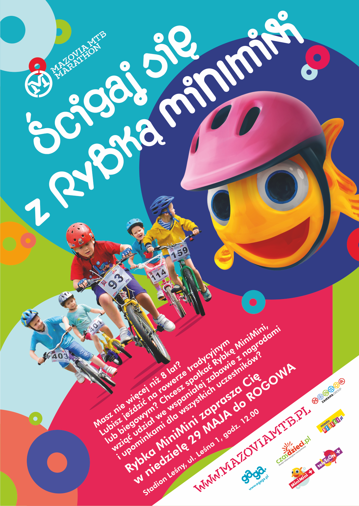 Wyścig MiniMini+ Mazovia dla najmłodszych w Rogowie