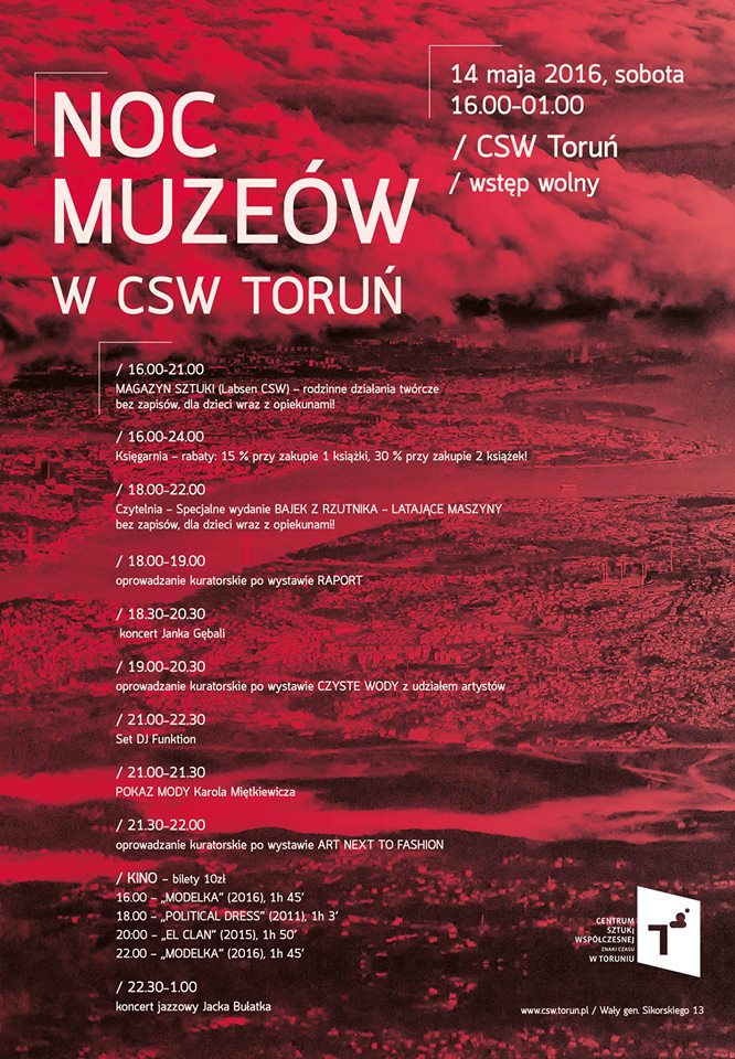 Europejska Noc Muzeów w CSW w Toruniu