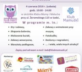Plakat Dnia Dziecka z Klubem Mamuśki w Łodzi