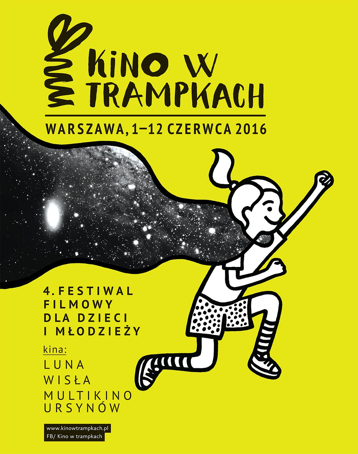 Kino w trampkach letni festiwal filmowy dla dzieci w Warszawie