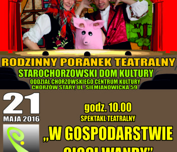 Rodzinny Poranek Teatralny w Chorzowie: W gospodarstwie cioci Wandy