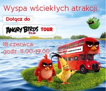 Angry Birds Film Tour w Galerii Nad Jeziorem w Koninie