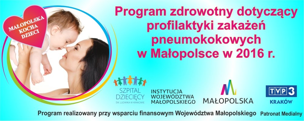 Program zdrowotny dotyczący profilaktyki zakażeń pneumokokowych w Małopolsce 2016