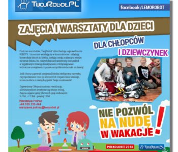 Wakacje z robotami TwojRobot.pl Warszawa Północ