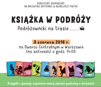 Książka w podróży. Podróżowniki na trasie, zaproszenie na spotkanie