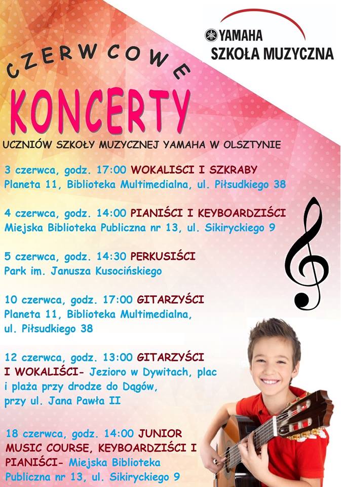 Koncerty Szkoły Muzycznej Yamaha w Olsztynie